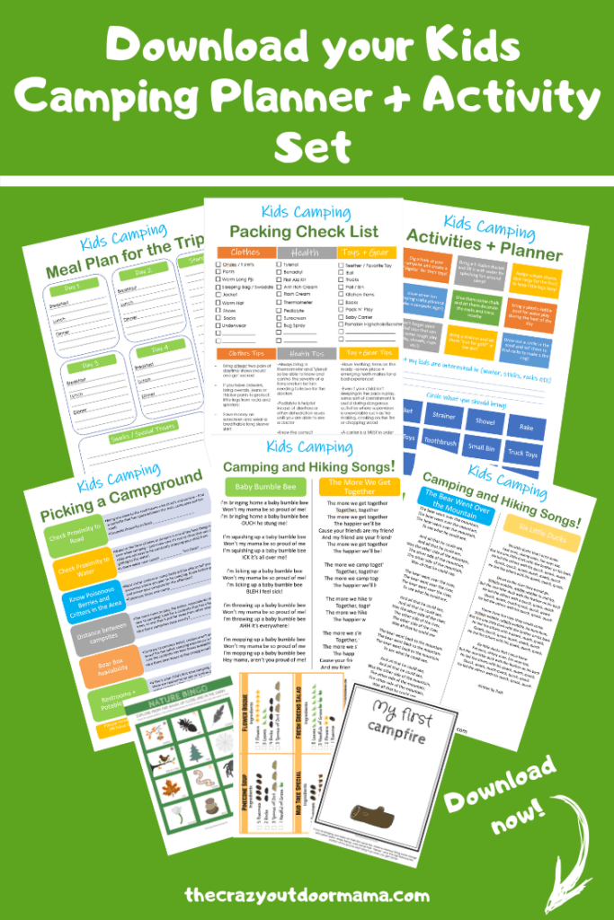 Eik stad Stier Printable Baby Camping Checklist and Planner! – The Crazy Outdoor Mama