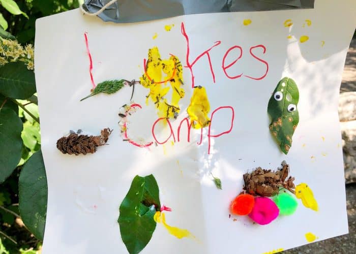 DIY Kids Camping Tradition: A Creative Campsite Sign!