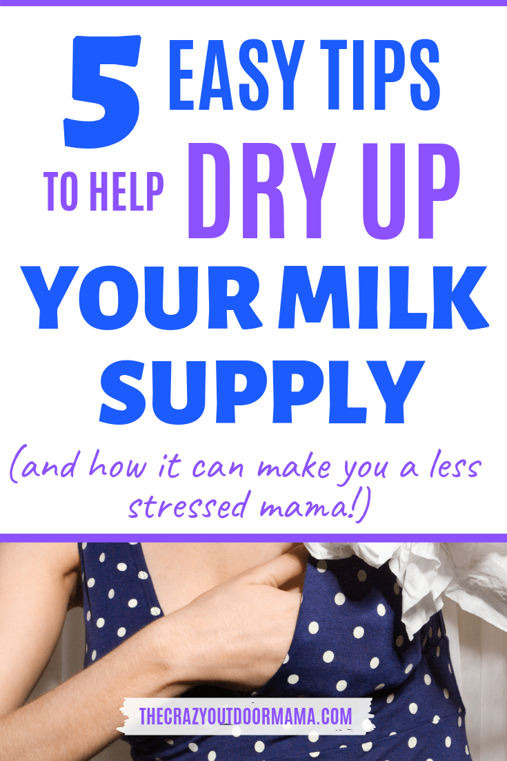 9 Sure Ways To Dry Up Your Milk Supply Without Getting Mastitis The Crazy Outdoor Mama