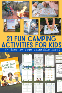 21 Easy Kids Camping Activities (+Free Printable 25 Page Activity Pack ...