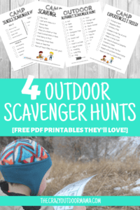 7 Free Camping Scavenger Hunt Printables for Kids – The Crazy Outdoor Mama