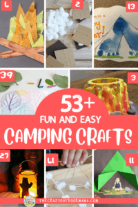 51 Funnest Camping Crafts for Kids of All Ages! – The Crazy Outdoor Mama