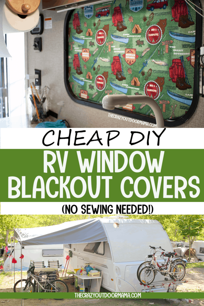 How To Diy Rv Blackout Window Covers For Your Rv Or Camper No Sewing Involved The Crazy Outdoor Mama