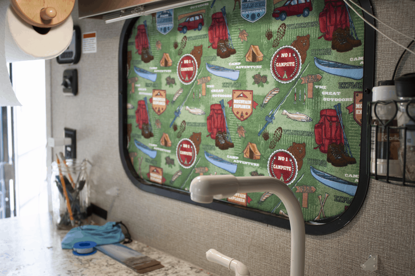 How to DIY RV BlackOut Window Covers for Your RV or Camper (NO SEWING  Involved!) – The Crazy Outdoor Mama