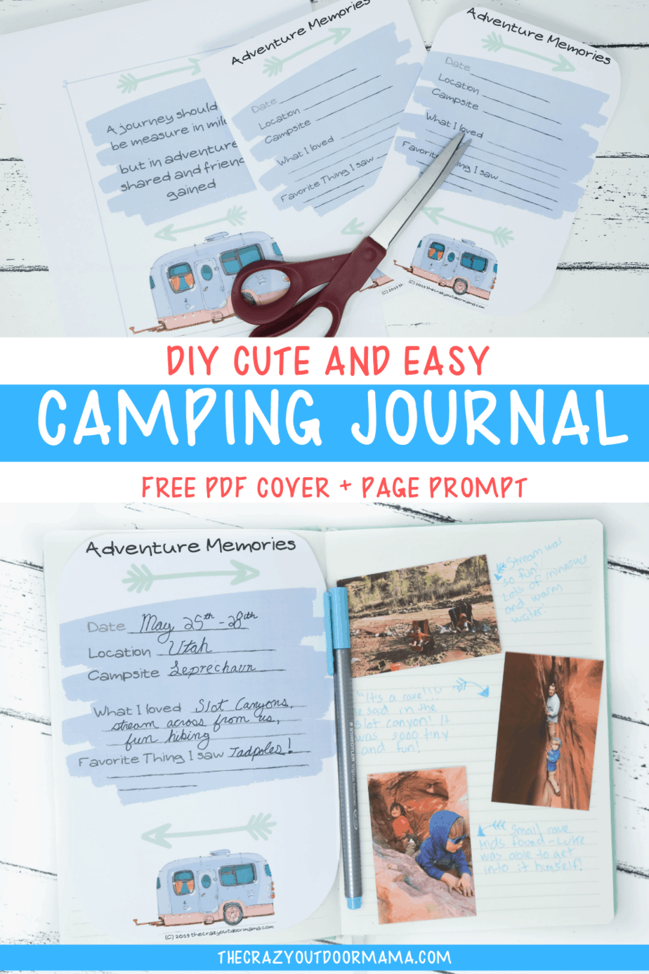 camping travel journal