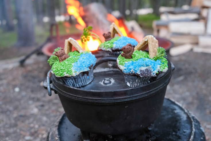 Moist and Decadent Dutch Oven Chocolate Cupcakes (Baked at Camp!) – The  Crazy Outdoor Mama