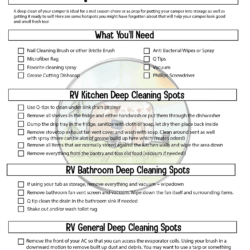 9 Hidden Spots in Your RV You Need to Remember to Clean [PDF Checklist ...