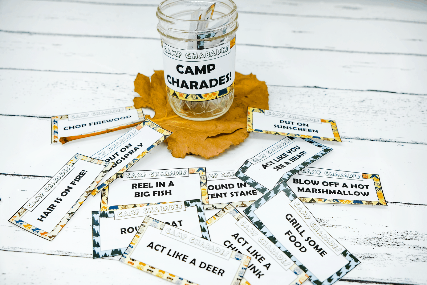 27 Fun Camping Charades Prompts Printable PDF The Crazy Outdoor Mama