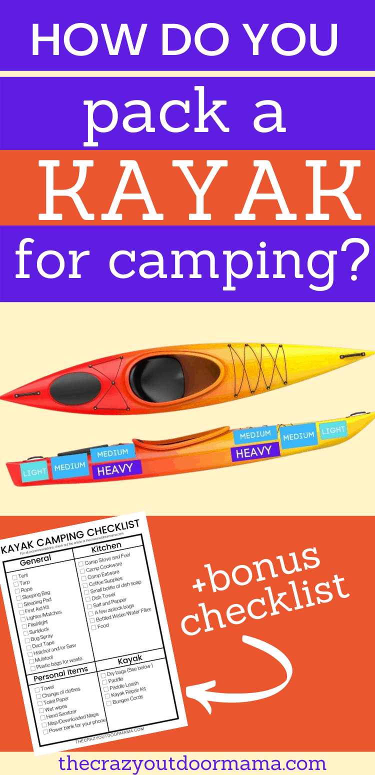 kayak camping trip packing list