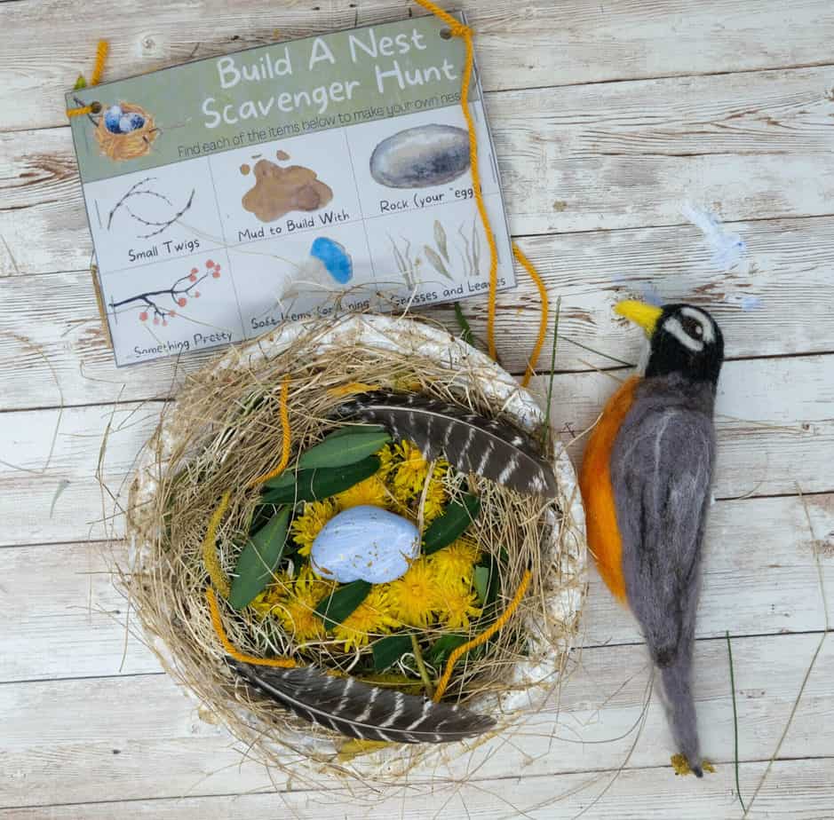 Make your own bird nest – Childsplayabc ~ Nature is our playground