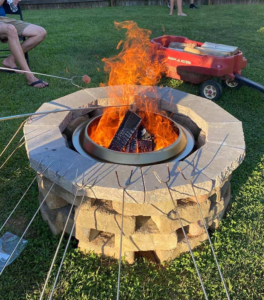 Solo Stove Large Cast Iron Wok for Bonfire and Yukon Wood Burning Fire Pits