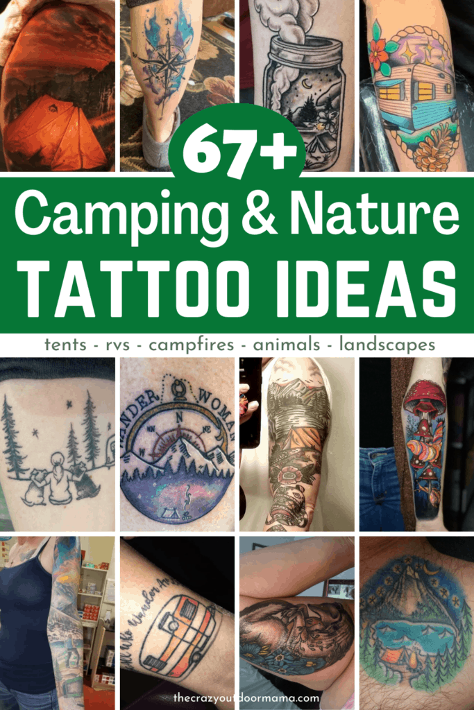 50 Campfire Tattoo Designs For Men  Great Outdoors Ink Ideas