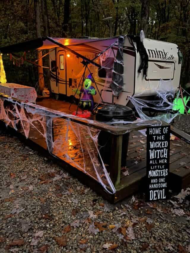 23 Ideas To Decorate Your RV for Halloween Camping! – The Crazy Outdoor ...