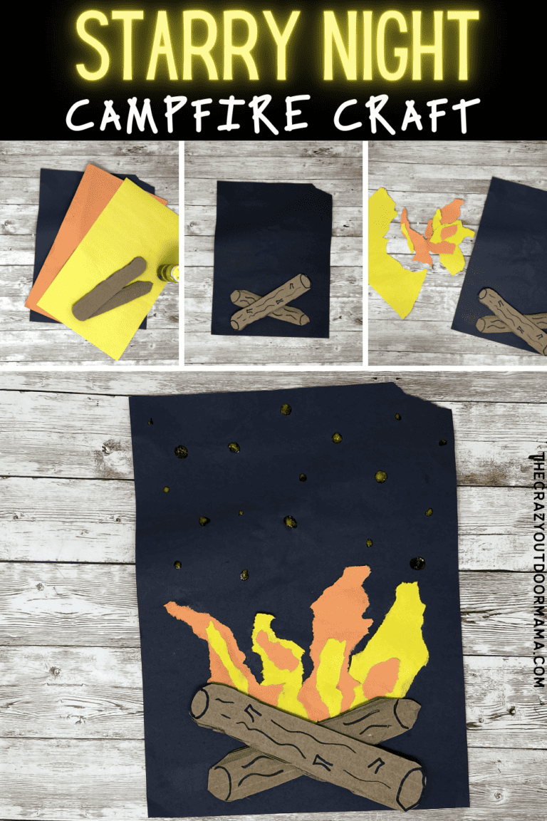 Starry Night Campfire Craft - Artsy and Easy! – The Crazy Outdoor Mama